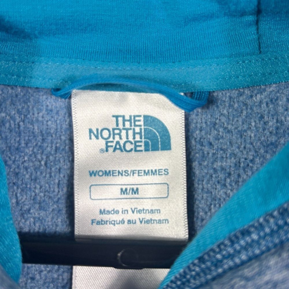 The North Face Pullover Hoodie Women's M Blue Long Sleeve Outdoor Activewear - Picture 4 of 8